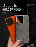 Camouflage Magsafe Magnetic Suction Case for iPhone