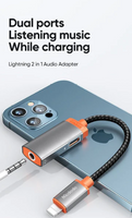 MCDODO CA-6710 Oryx Series Lightning to Lightning and DC 3.5mm Cable