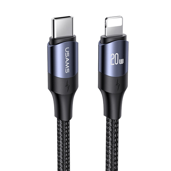 USAMS US-SJ522 U71 Type-C to Lightning 20W PD Fast Charging & Data Cable (2M)